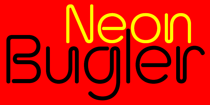 Neon Bugler Font