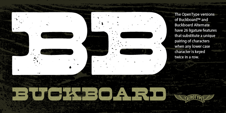 Buckboard Shadow Pro Font