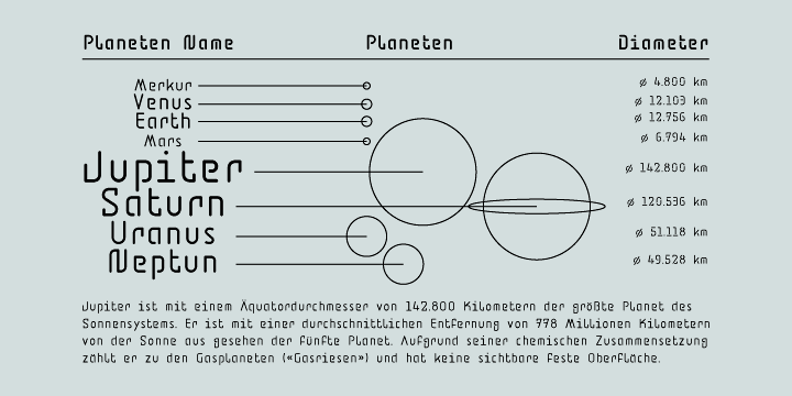 BD Jupiter Stencil Font