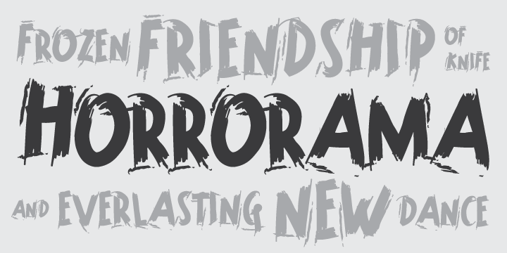 Horrorama Regular Font