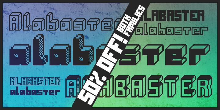 Alabaster Micro Shade II Font