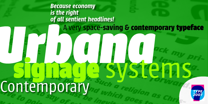 Urbana SemiBold Italic Font