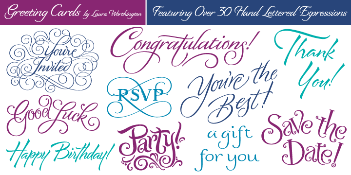 Greeting Cards Font