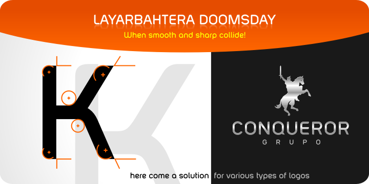 LayarBahtera Doomsday Condensed Light Font