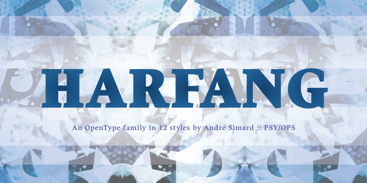 Harfang Black Font