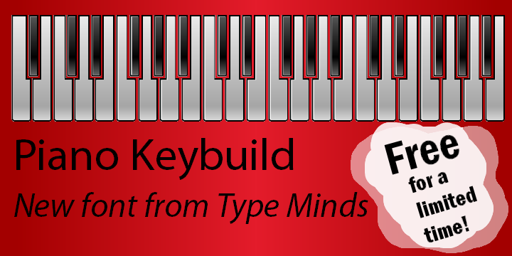 Piano Keybuild Font