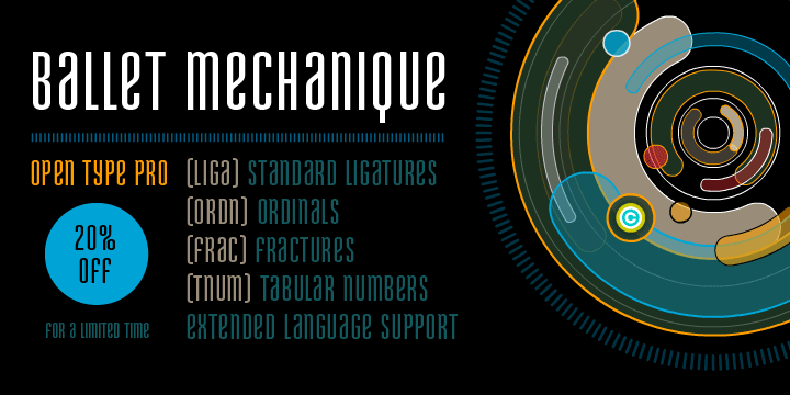 Ballet Mechanique Font