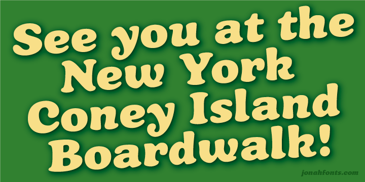 Boardwalk Condensed Italic Font