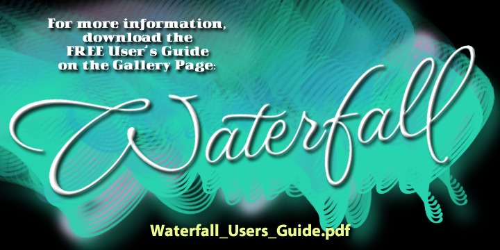 Waterfall Butterfly Font