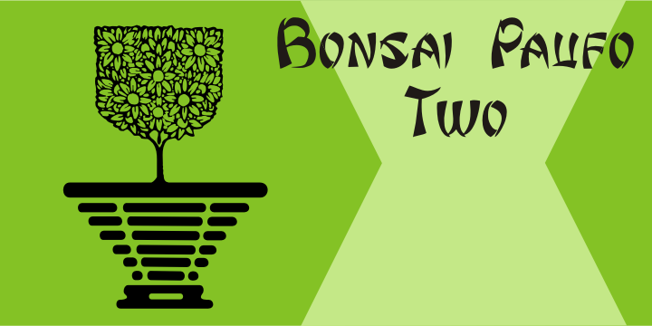 Bonsai Paufo Two Font