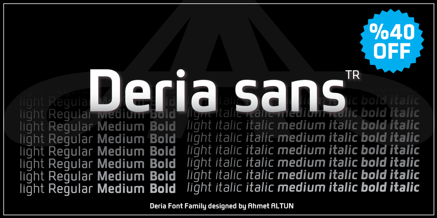 Deria Sans Bold Font