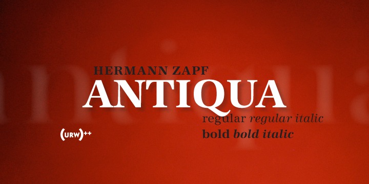 URW Antiqua Bold Font