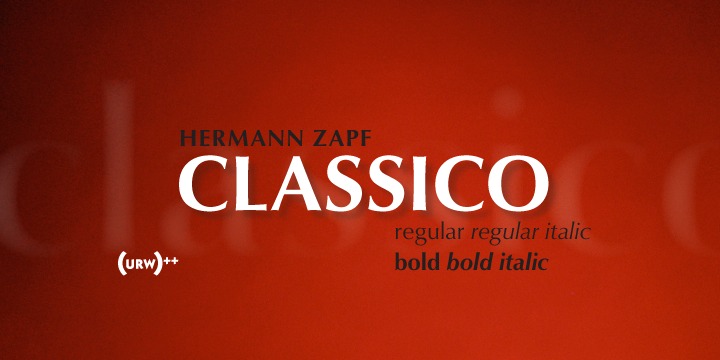 Classico Medium Italic Font