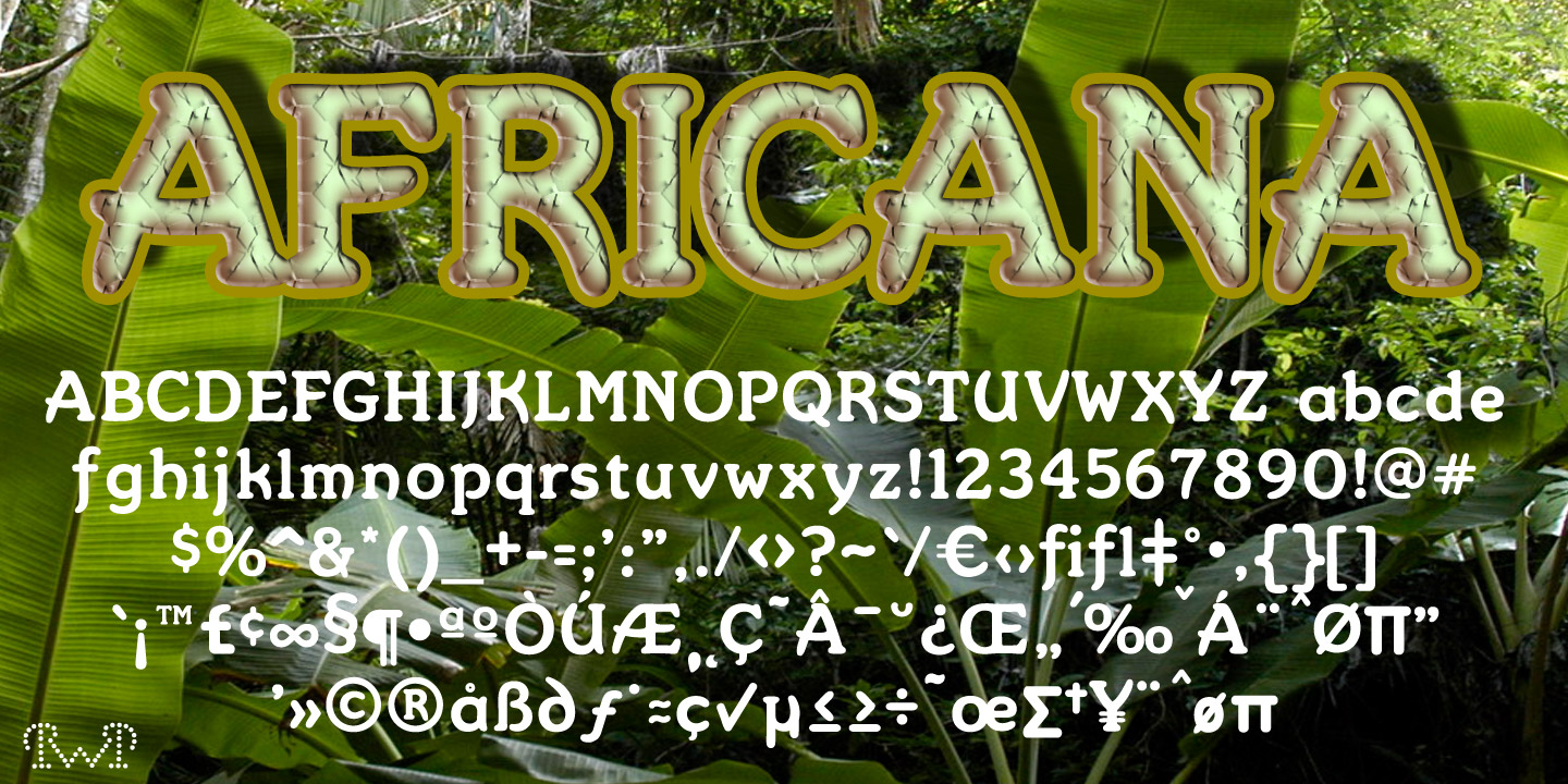 Africana Bold Font