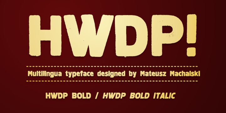 HWDP Italic Font